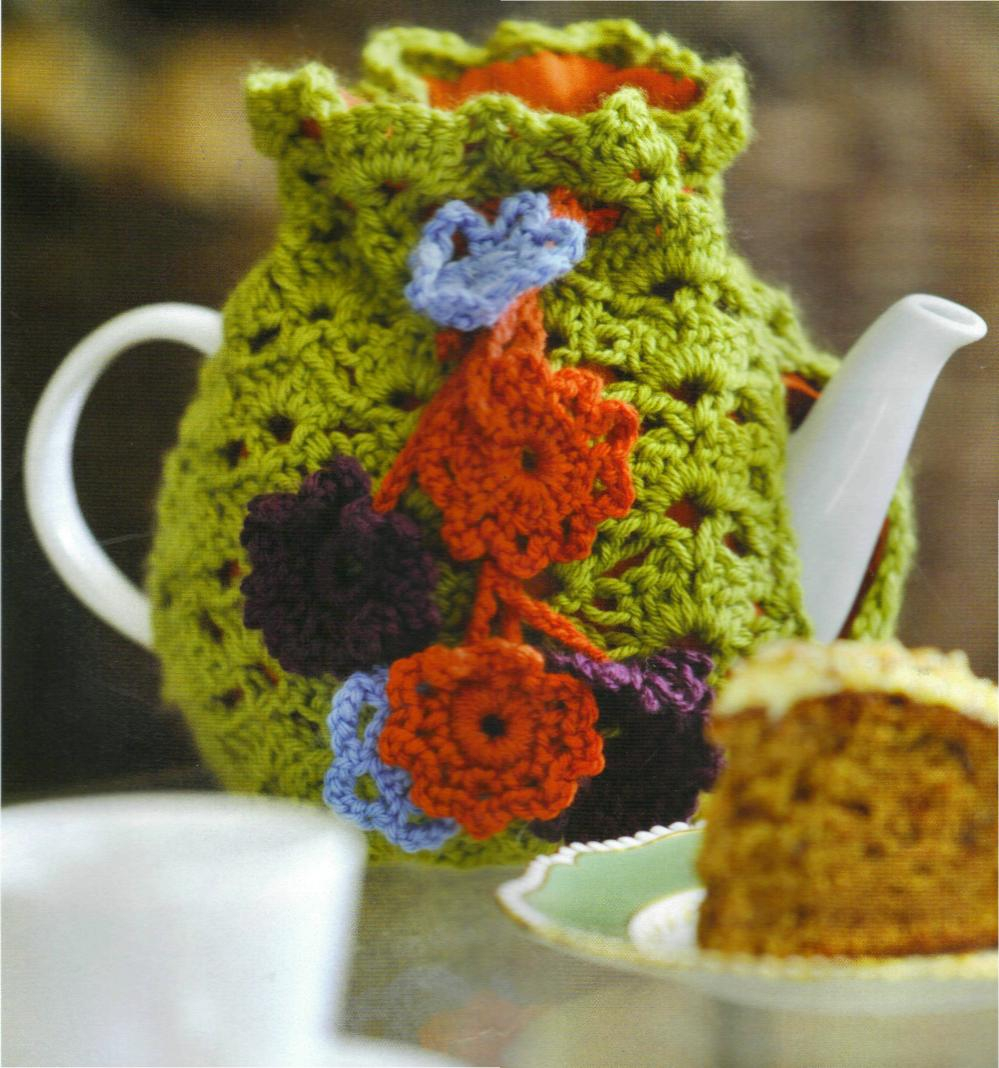 Tea Cosy Knitting Patterns Easy Pdf Vintage Crochet Pattern To Make A Flower Drawstring Tea Cosy Cozy Easy Fit