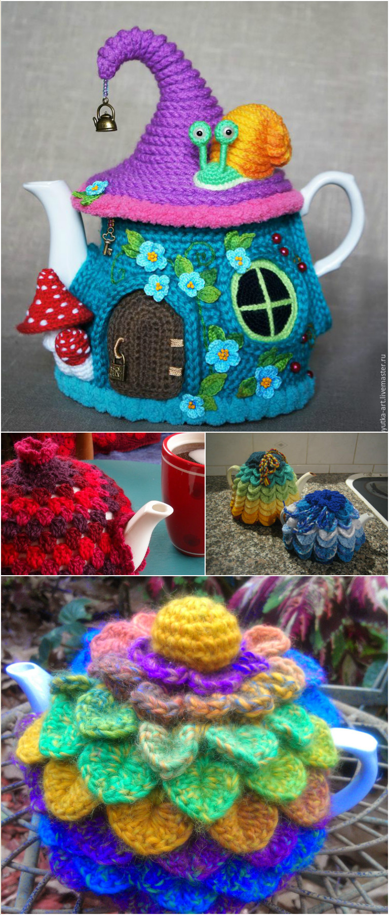 Tea Cosy Patterns To Knit These Fairy House Tea Cosy Patterns Are Absolutely Button Cute Pondic