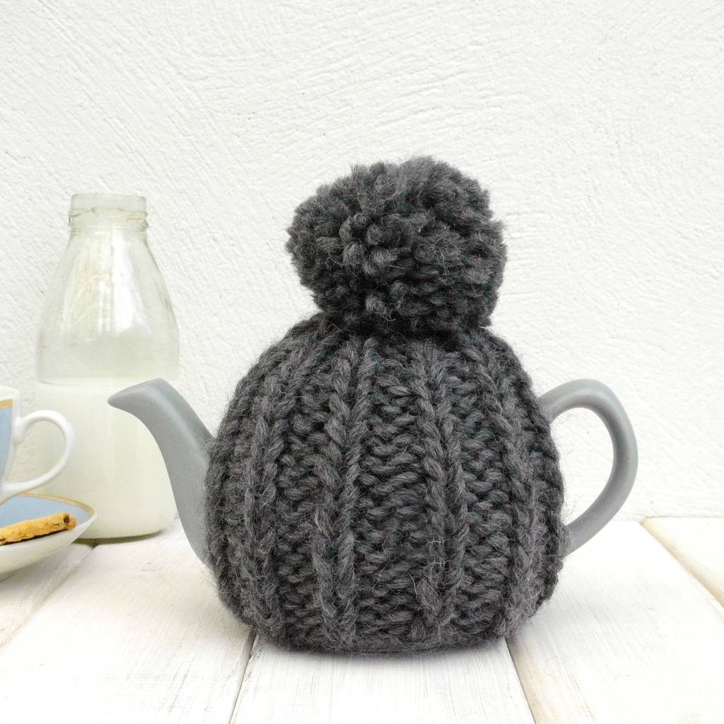 Tea Cosy Patterns To Knit Two Cup Hand Knit Tea Cosy