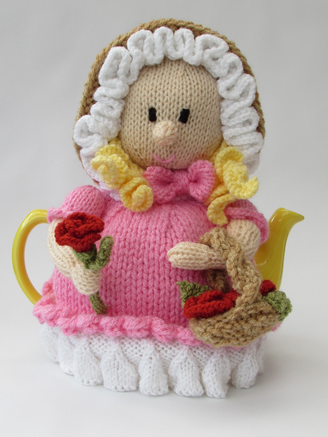 Tea Cosy Patterns To Knit Victorian Flower Girl Tea Cosy Knitting Pattern
