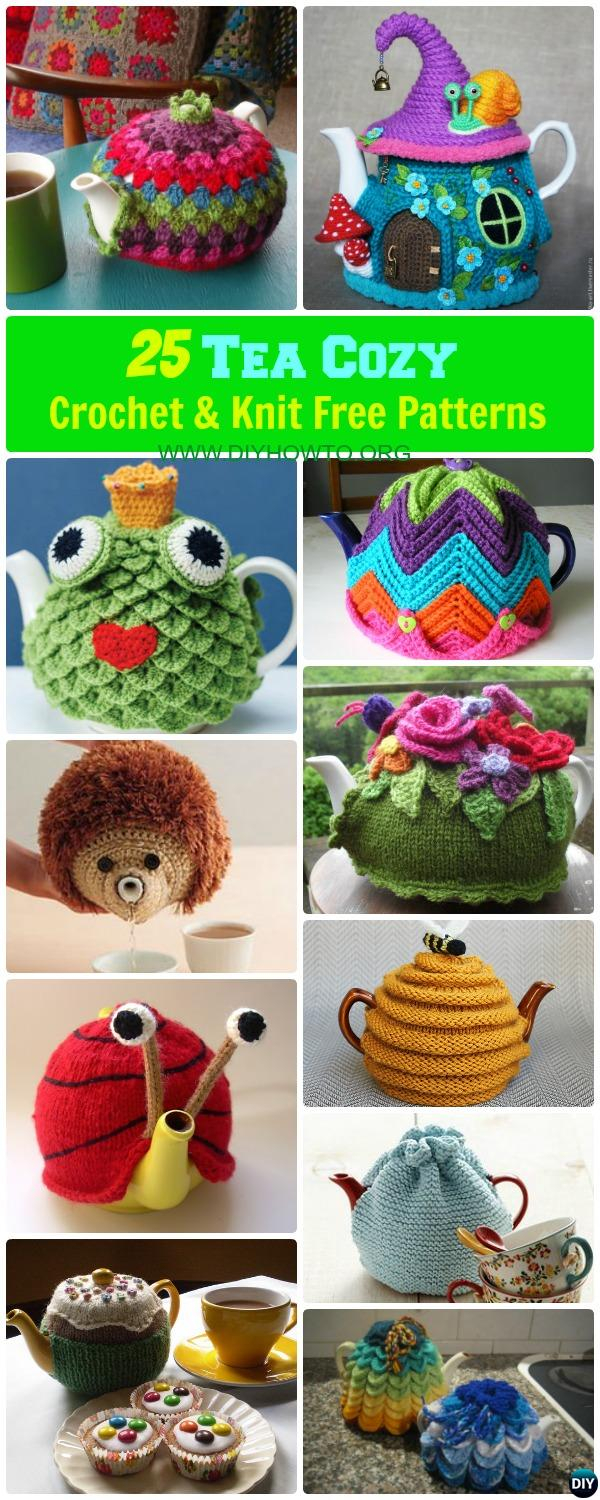 Tea Cozy Patterns To Knit 25 Crochet Knit Tea Cozy Free Patterns Picture Instructions Pin
