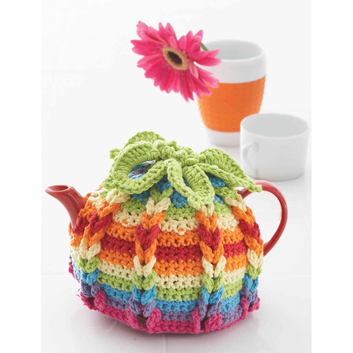 Tea Cozy Patterns To Knit Free Pattern Lily Sugar N Cream Hot Hibiscus Tea Cosy Hobcraft