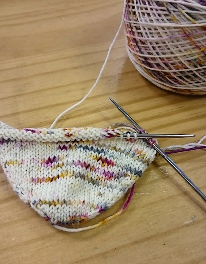 Toe Socks Knitting Pattern Class Knit Toe Up Socks With Magic Loop