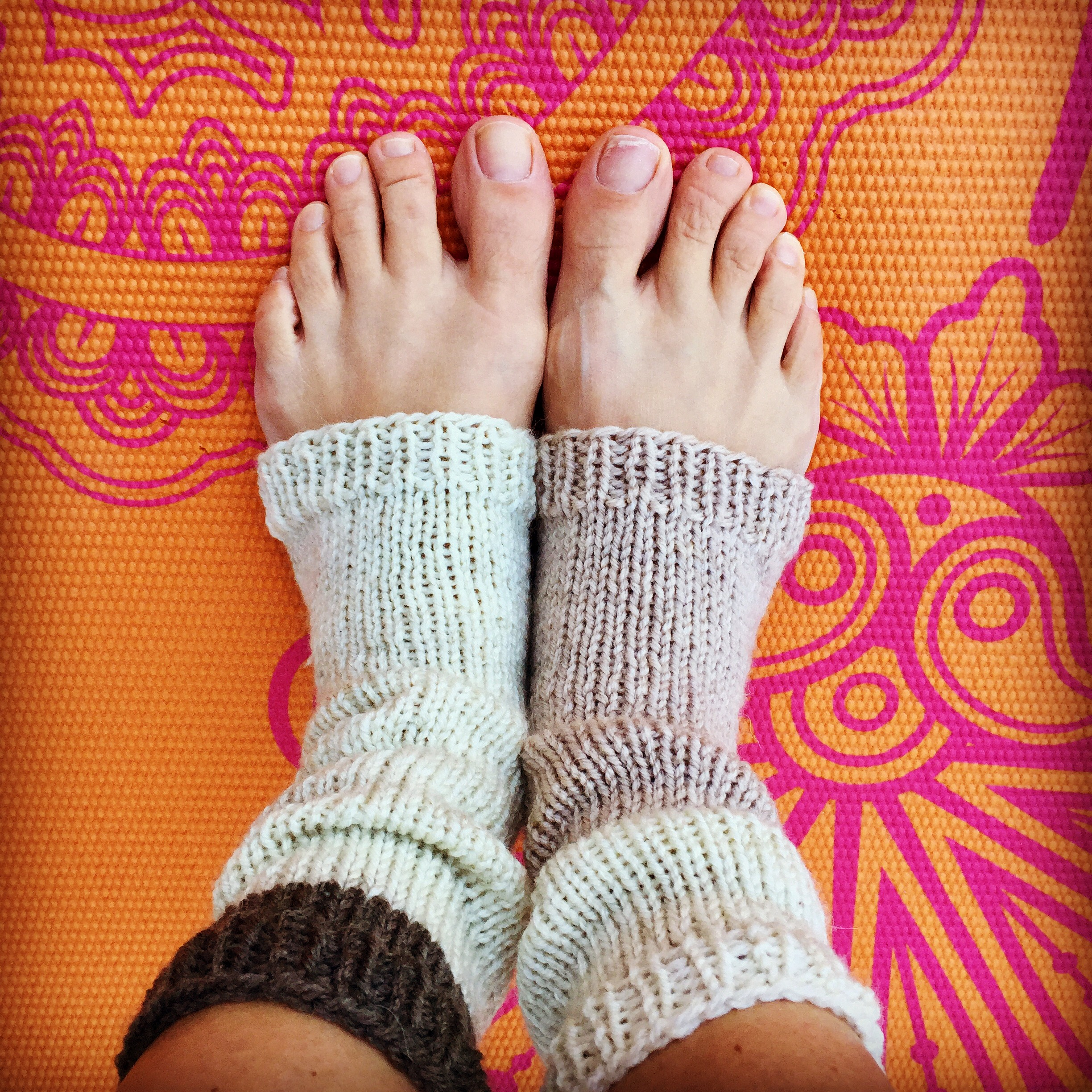 Toe Socks Knitting Pattern Knitted Yoga Socks Pattern