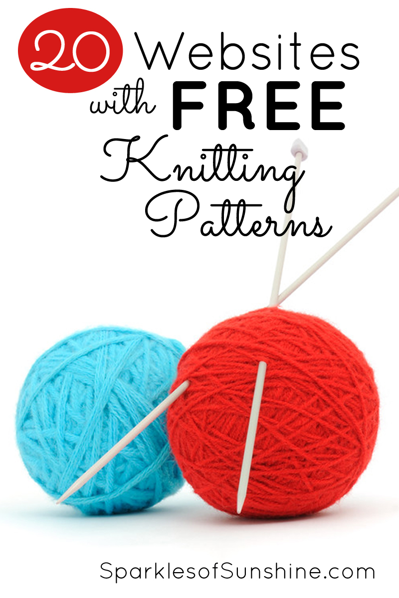 Uk Knitting Patterns Free Online 20 Websites With Free Knitting Patterns Sparkles Of Sunshine