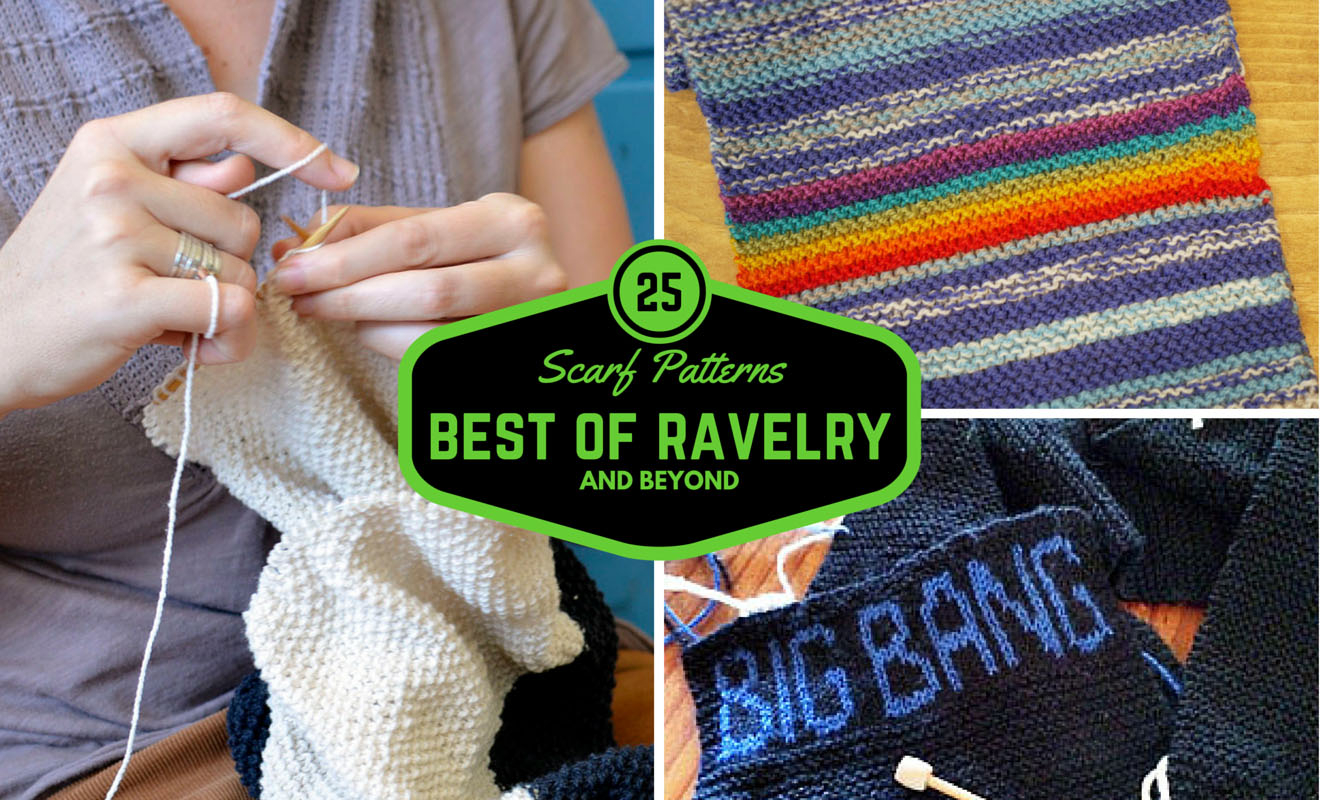 Variegated Yarn Patterns Knitting 25 Scarf Knitting Patterns The Best Of Ravelry Beyond