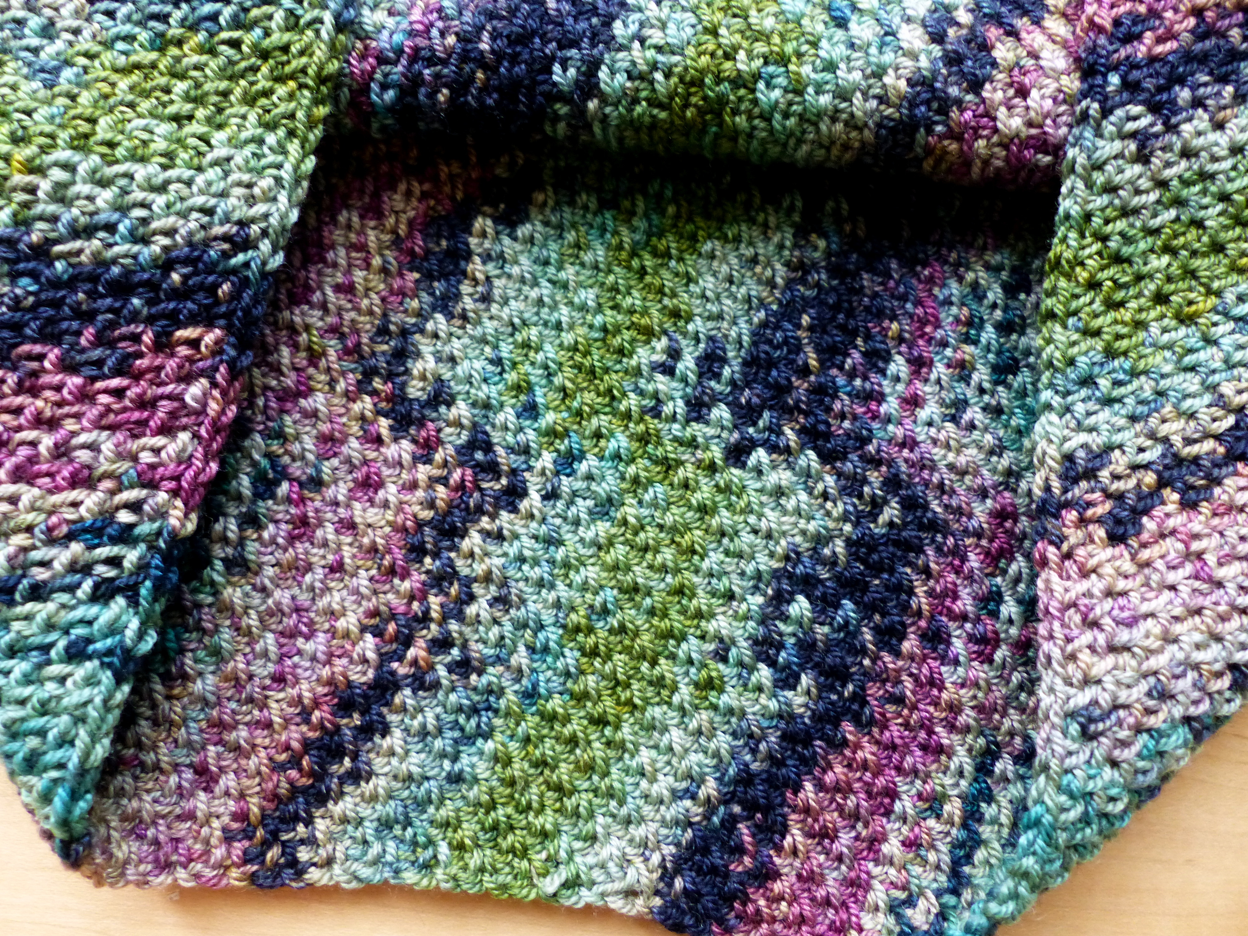 Variegated Yarn Patterns Knitting Colour Pool Cowl Make My Day Creative