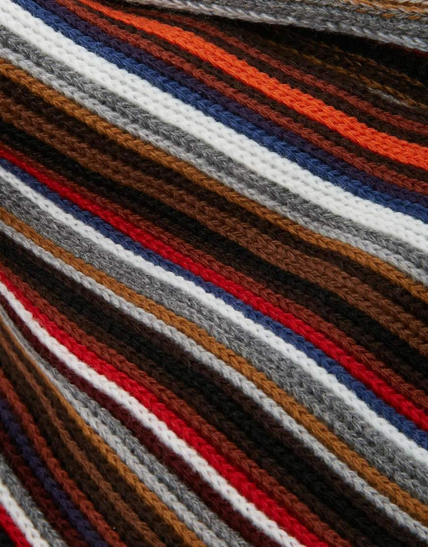 Vertical Striped Scarf Knitting Pattern Asos Red Vertical Stripe Scarf For Men