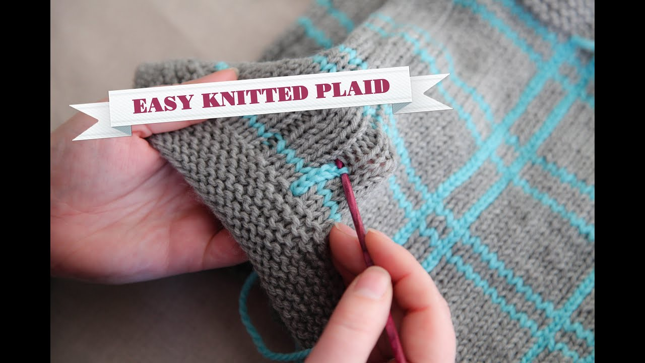 Vertical Striped Scarf Knitting Pattern How To Knit Plaid