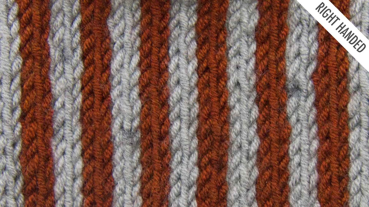Vertical Striped Scarf Knitting Pattern The Simple Vertical Stripes Stitch Knitting Stitch 528 Right Handed