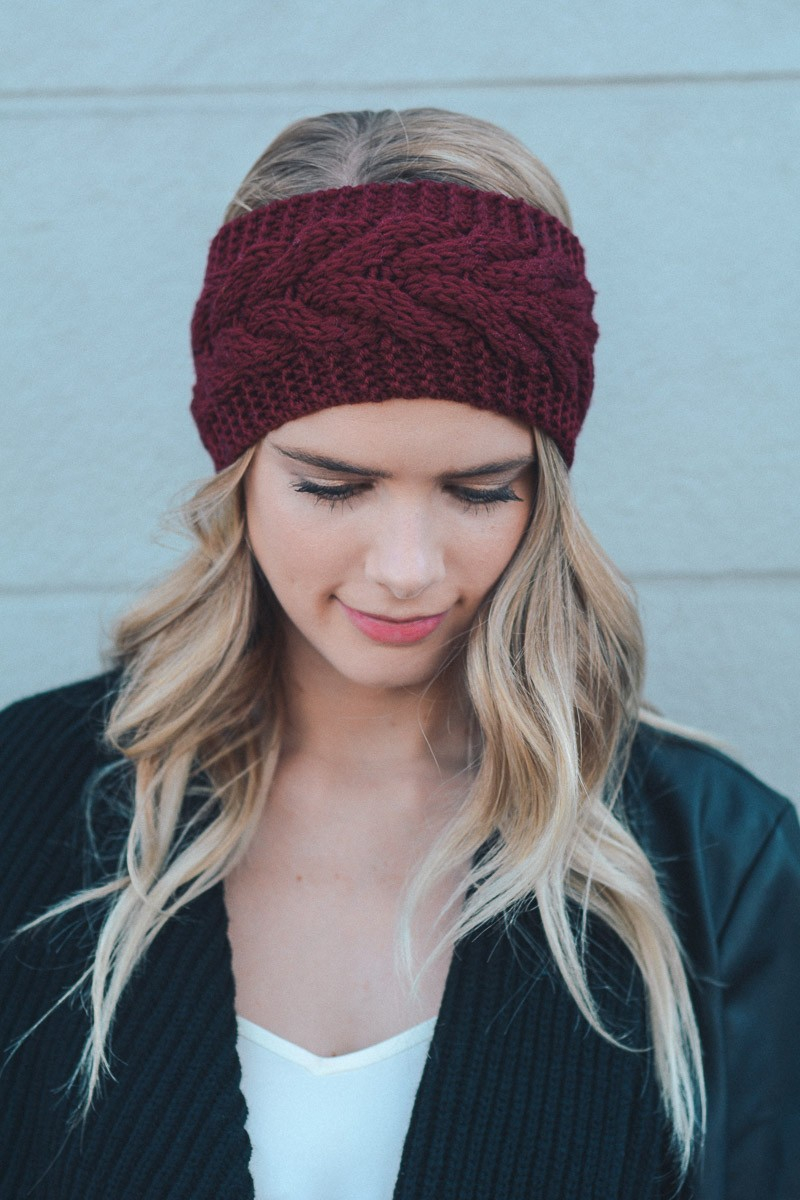 Winter Headband Knitting Pattern Hair Accessories For Women Headbands Nyc