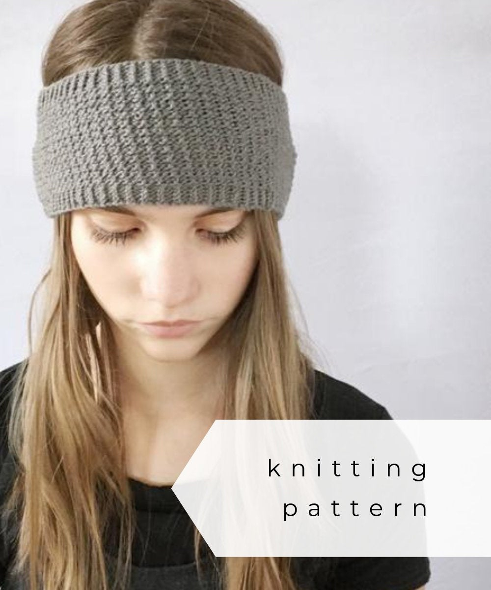 Winter Headband Knitting Pattern Headband Knitting Patterns For Women Fall And Winter Christmas Holiday Diy Gifts To Make Instant Digital Download Pdf