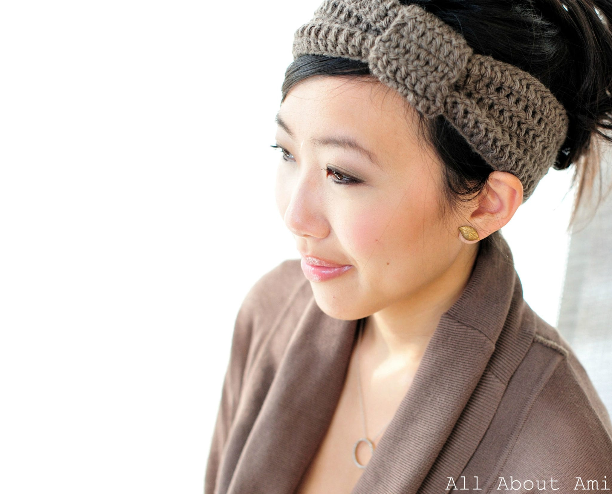 Winter Headband Knitting Pattern Knotted Headband All About Ami