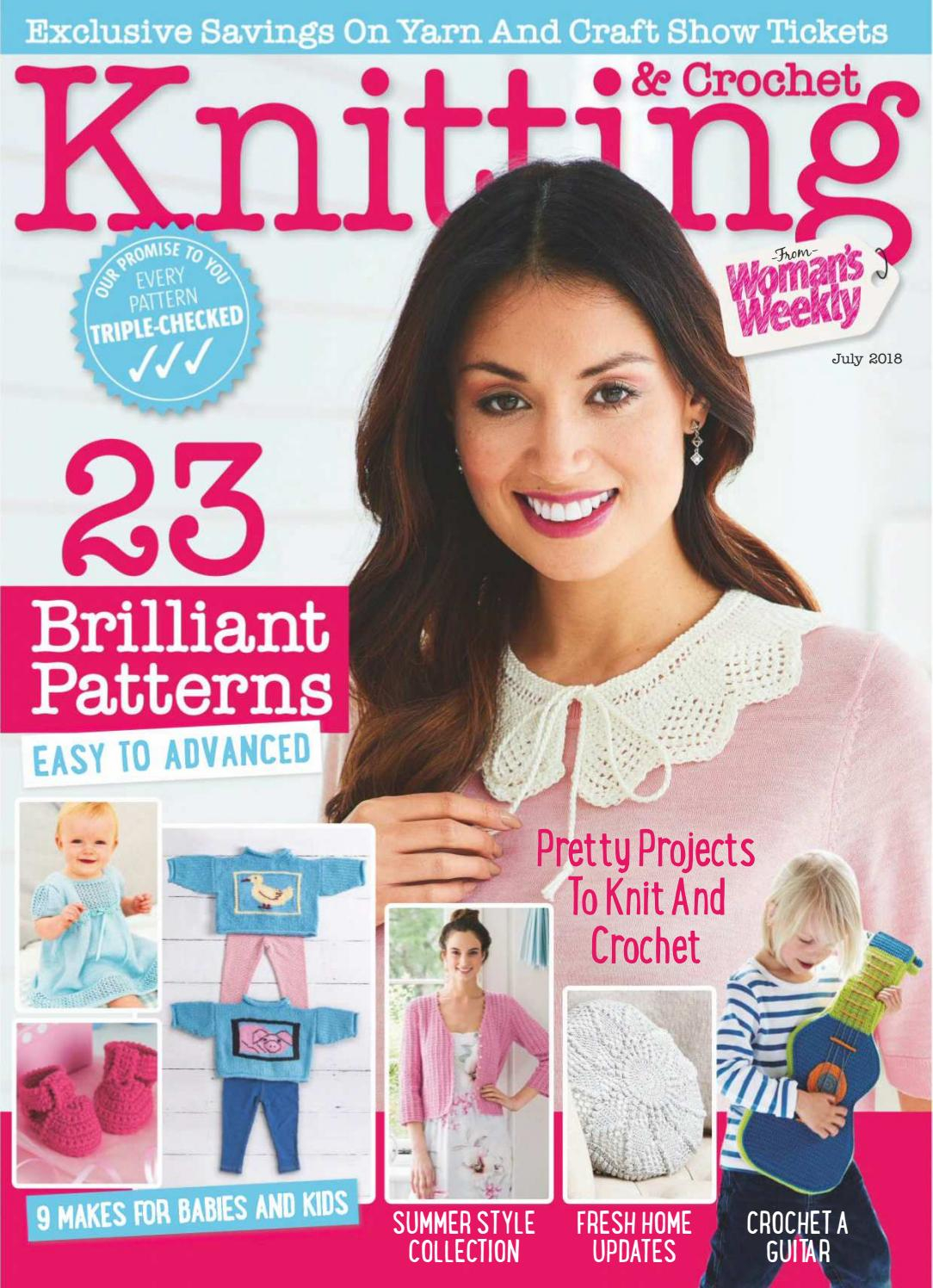 Woman Weekly Knitting Patterns 2018 07 01 Knitting Crochet From Womans Weekly Minh Thu Issuu