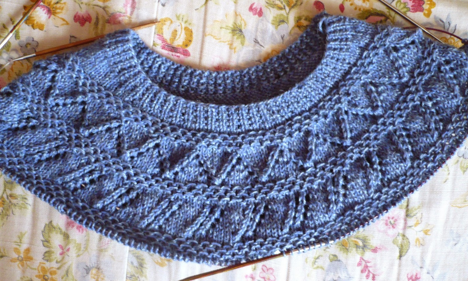 Yoke Knitting Pattern Cabin Fever Sisters Knit Circular Yoke Ii