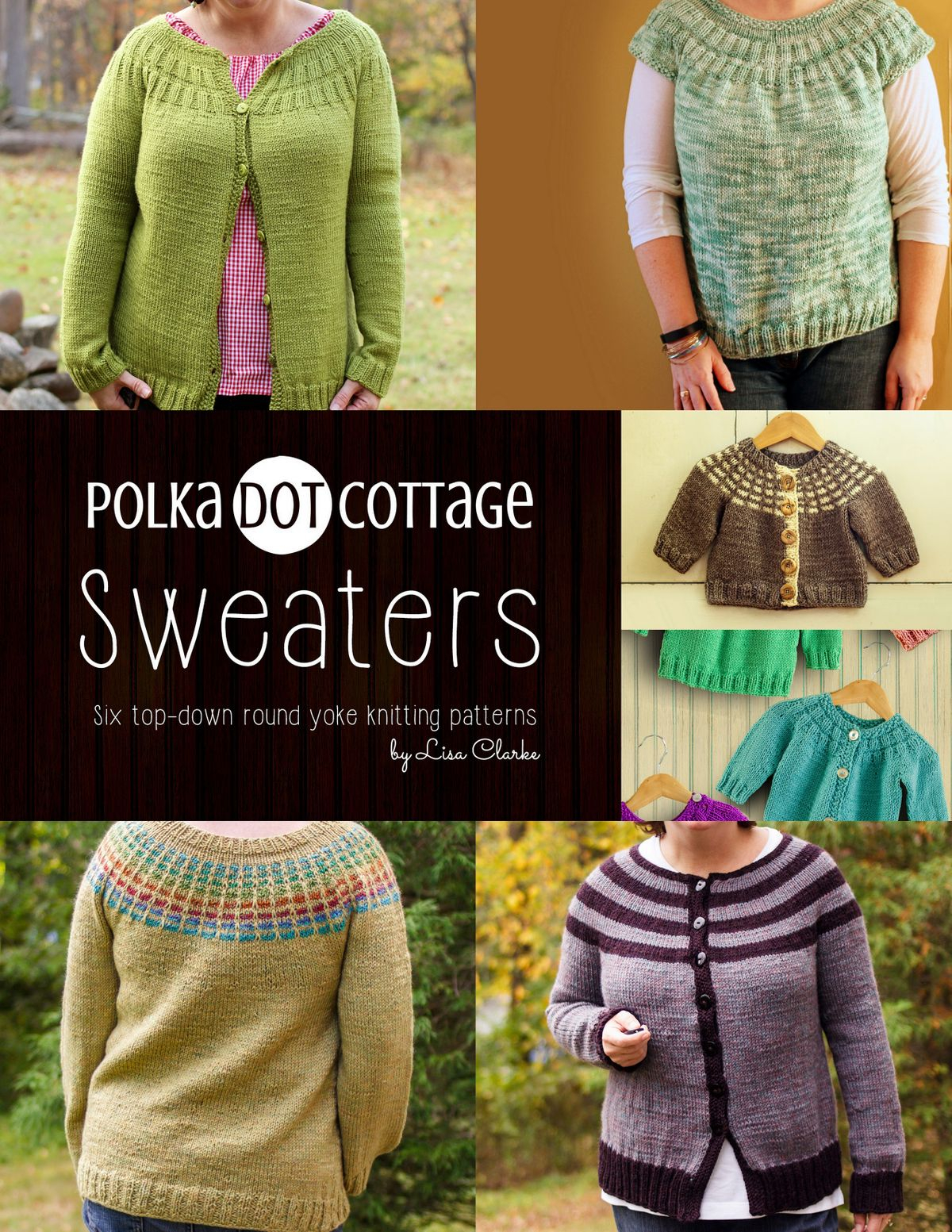 Yoke Knitting Pattern Polka Dot Cottage Sweaters Ebook Lisa Clarke Rakuten Kobo